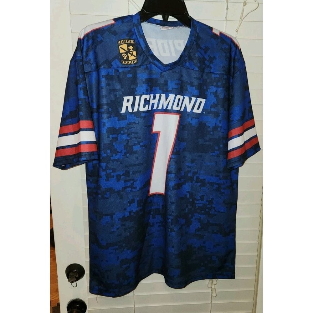 Richmond Spiders Promotional Football #1 Jersey Size Mens Large